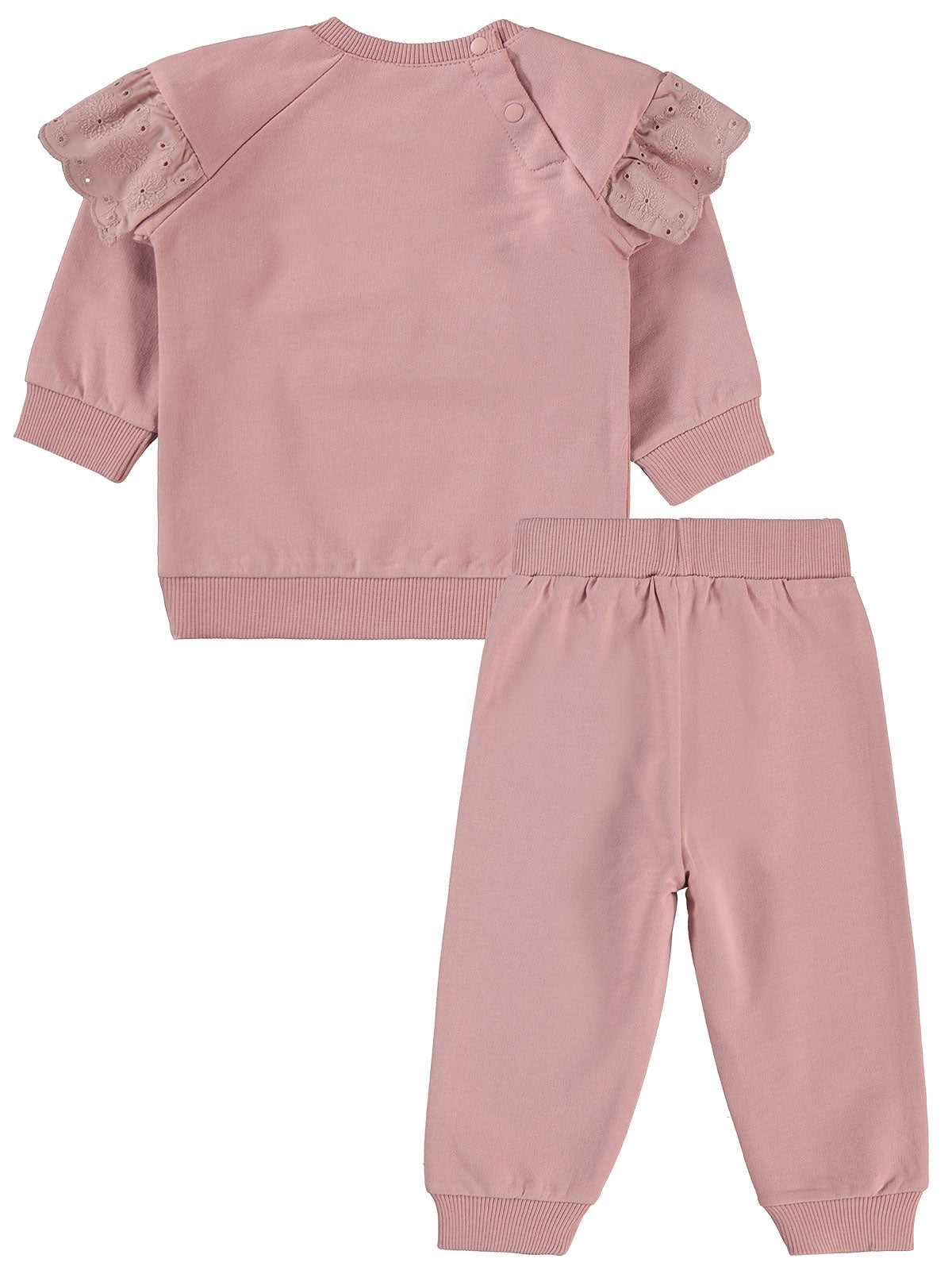 Broderie Frills Joggers Set