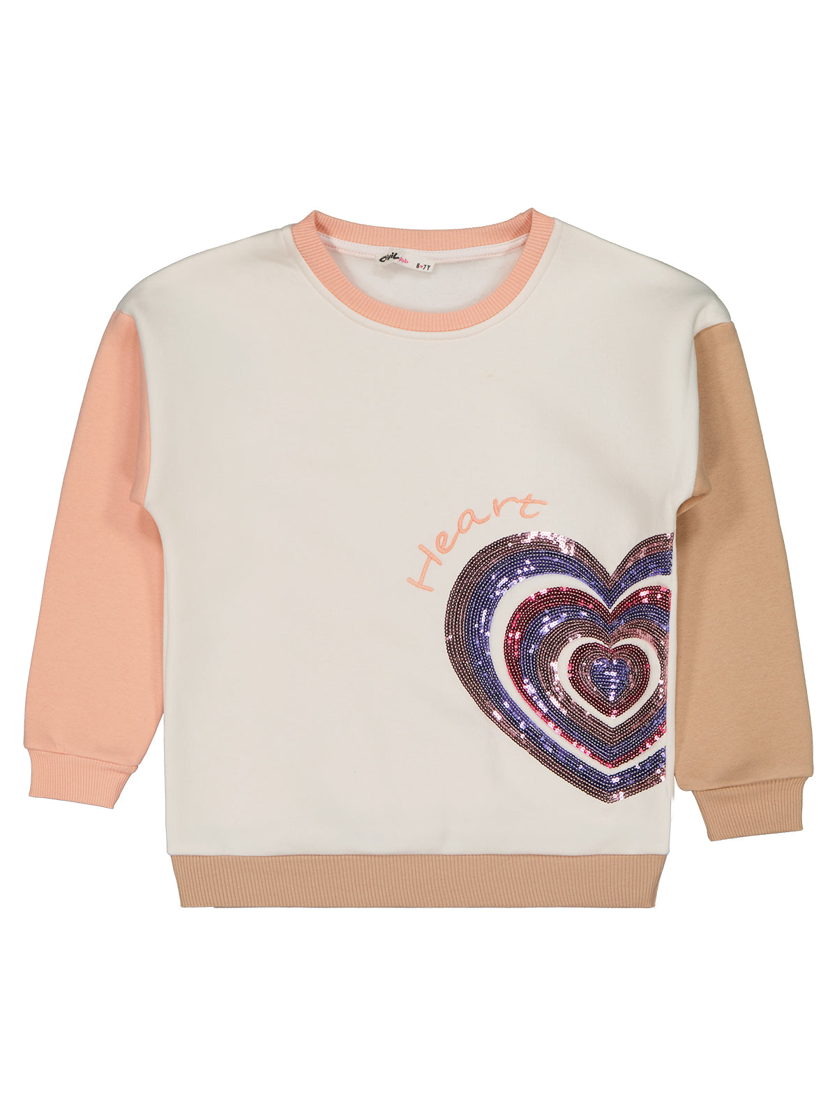 Sequin Heart Joggers Set