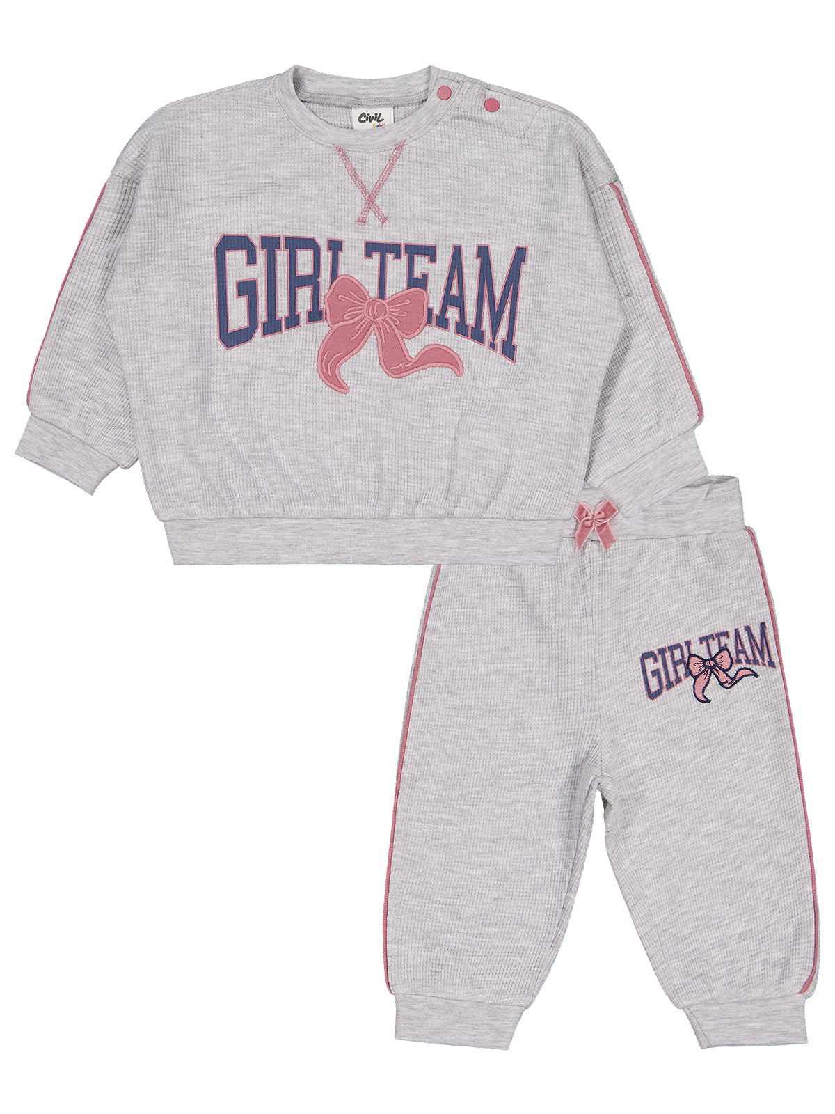 Girl Team Ribbed Set
