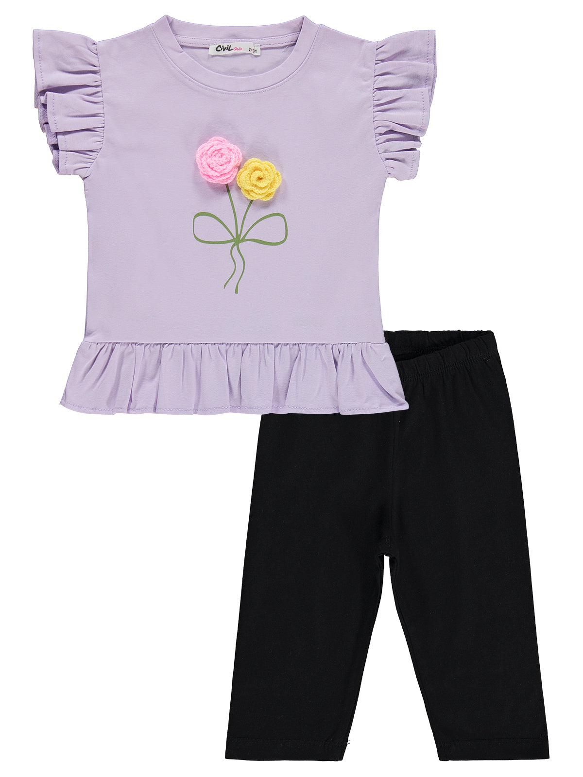 Crochet Flowers Set