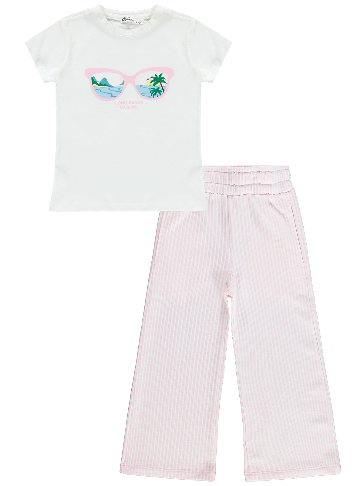 Long Beach striped set 🕶