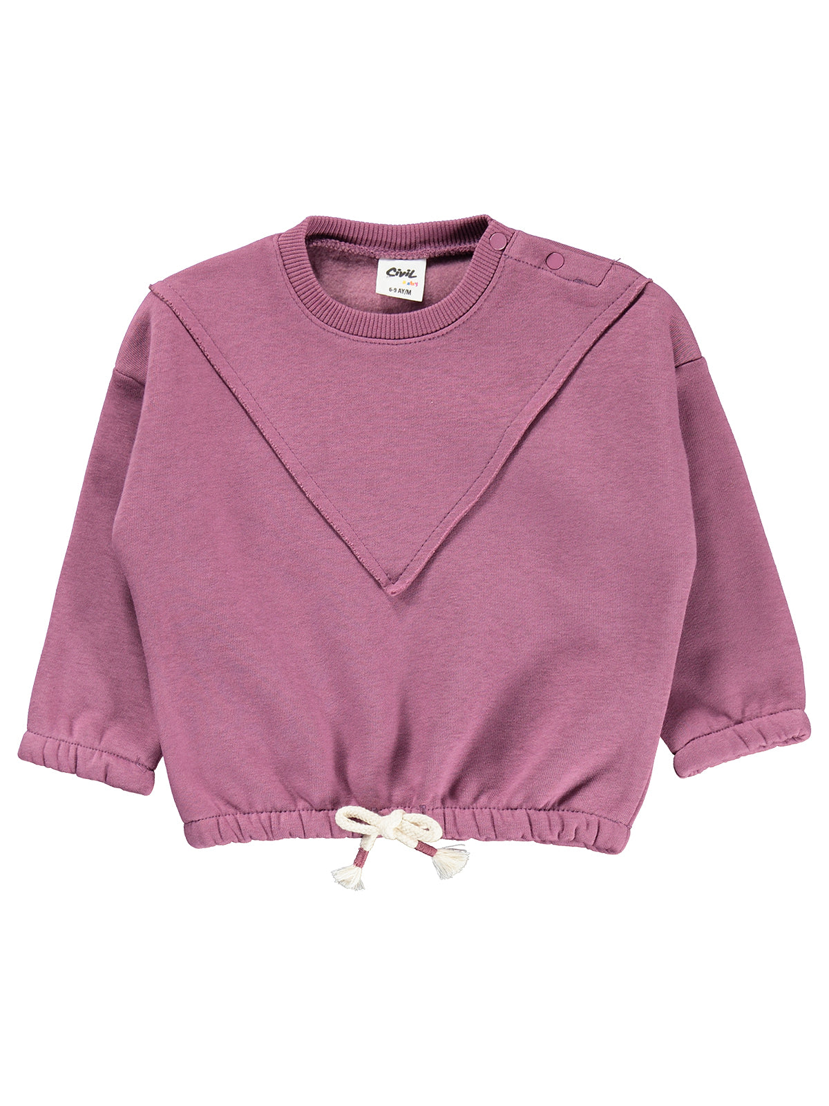Basic Dark Dusty Rose Baby Joggers Set
