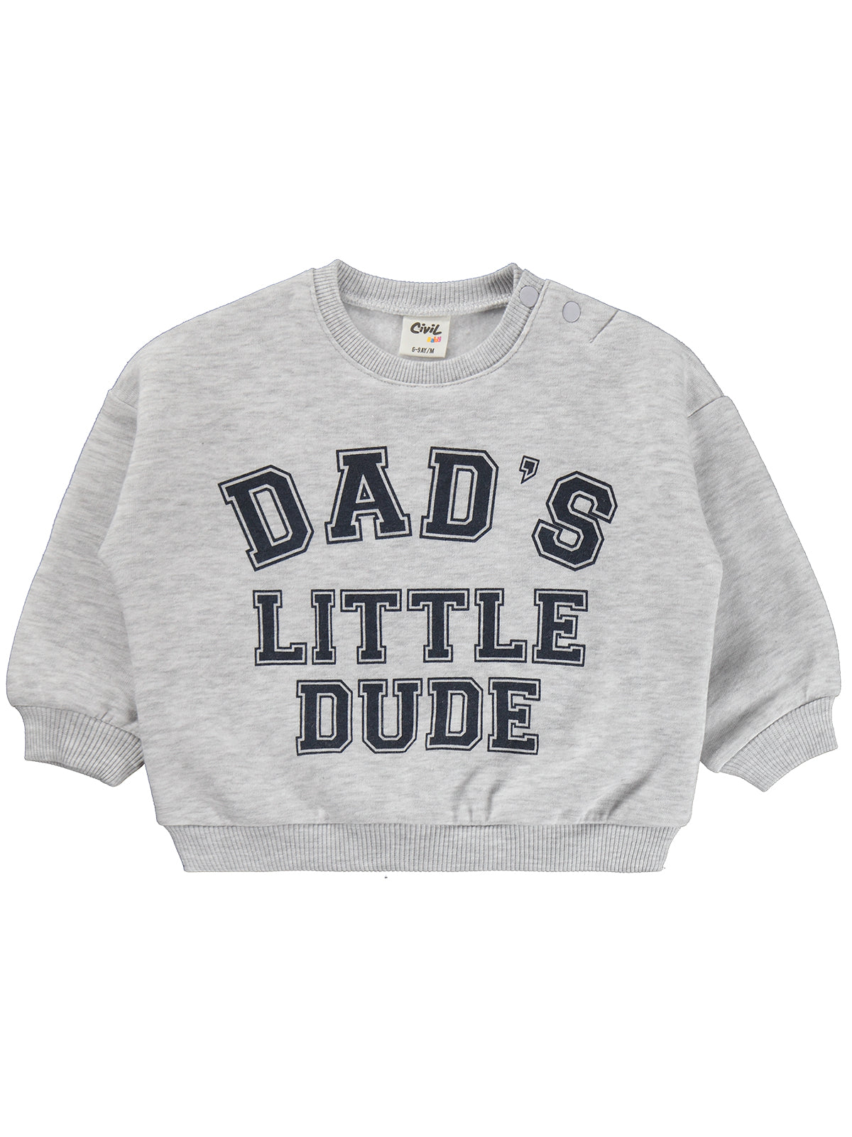 Dad's Little Dude Grey Set