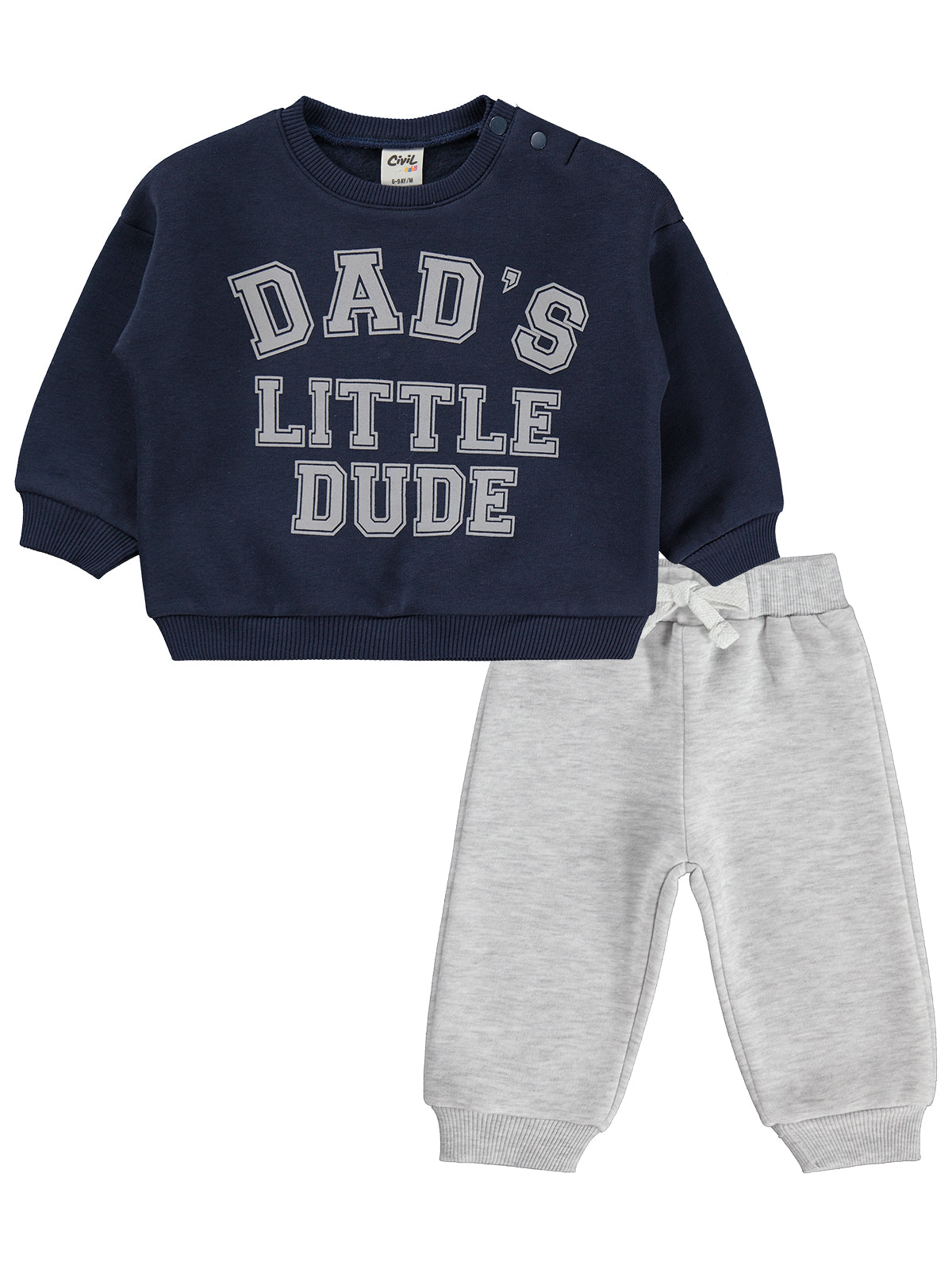 Dad's Little Dude Navy Set