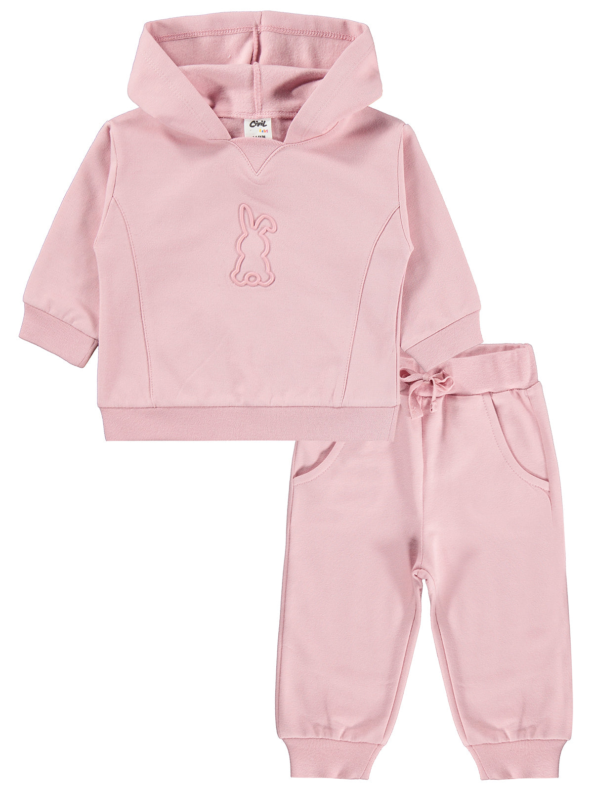 Pink Bunny Jogger Set