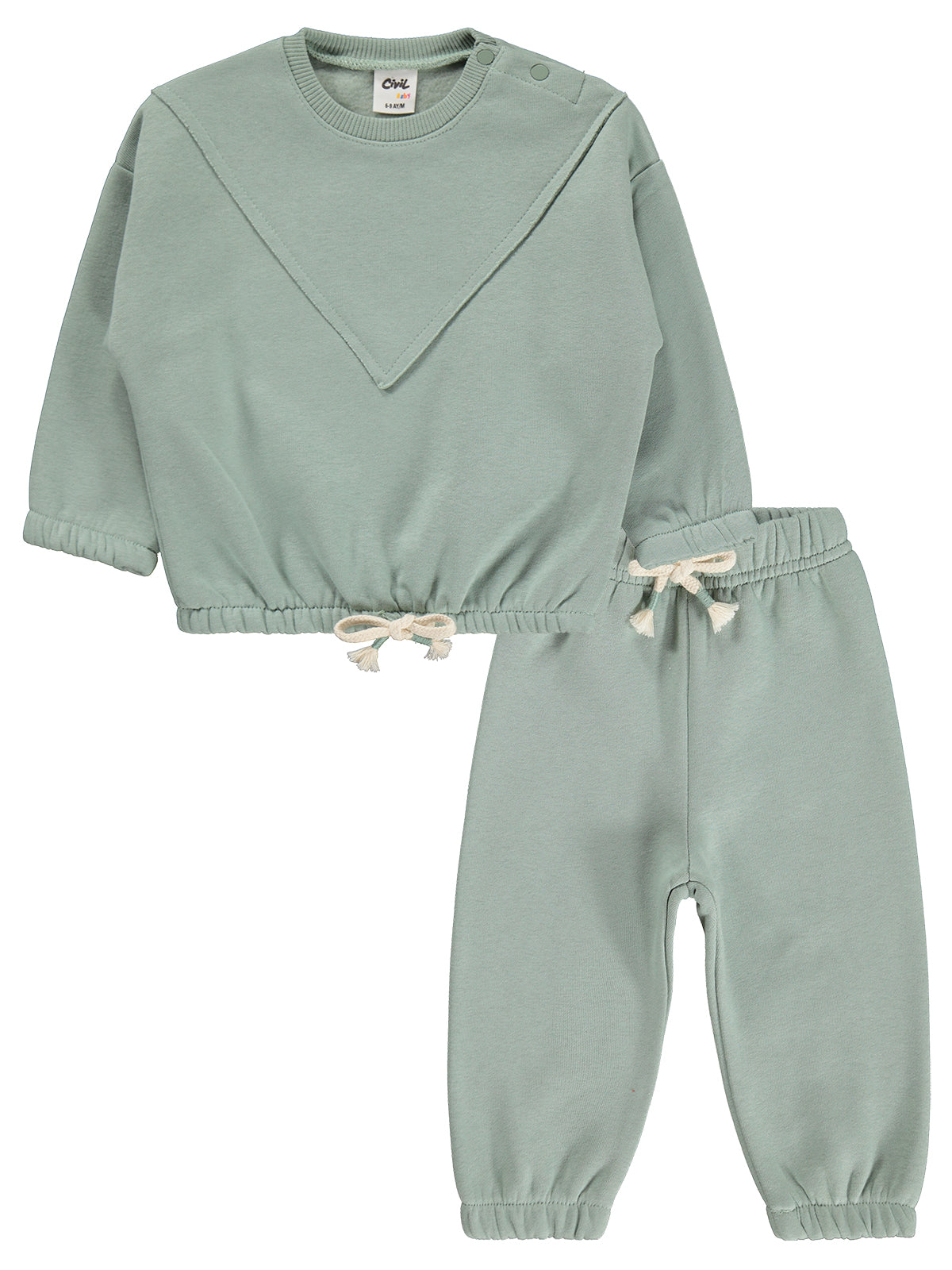 Basic Green Baby Joggers Set