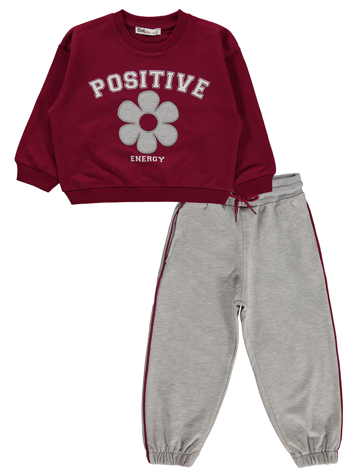 Positive Energy Burgundy Set