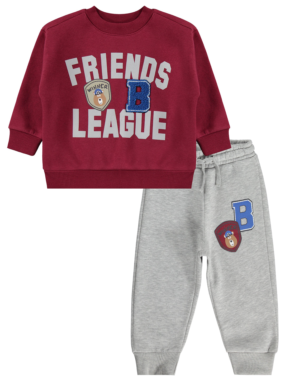 Friends League Burgundy Set