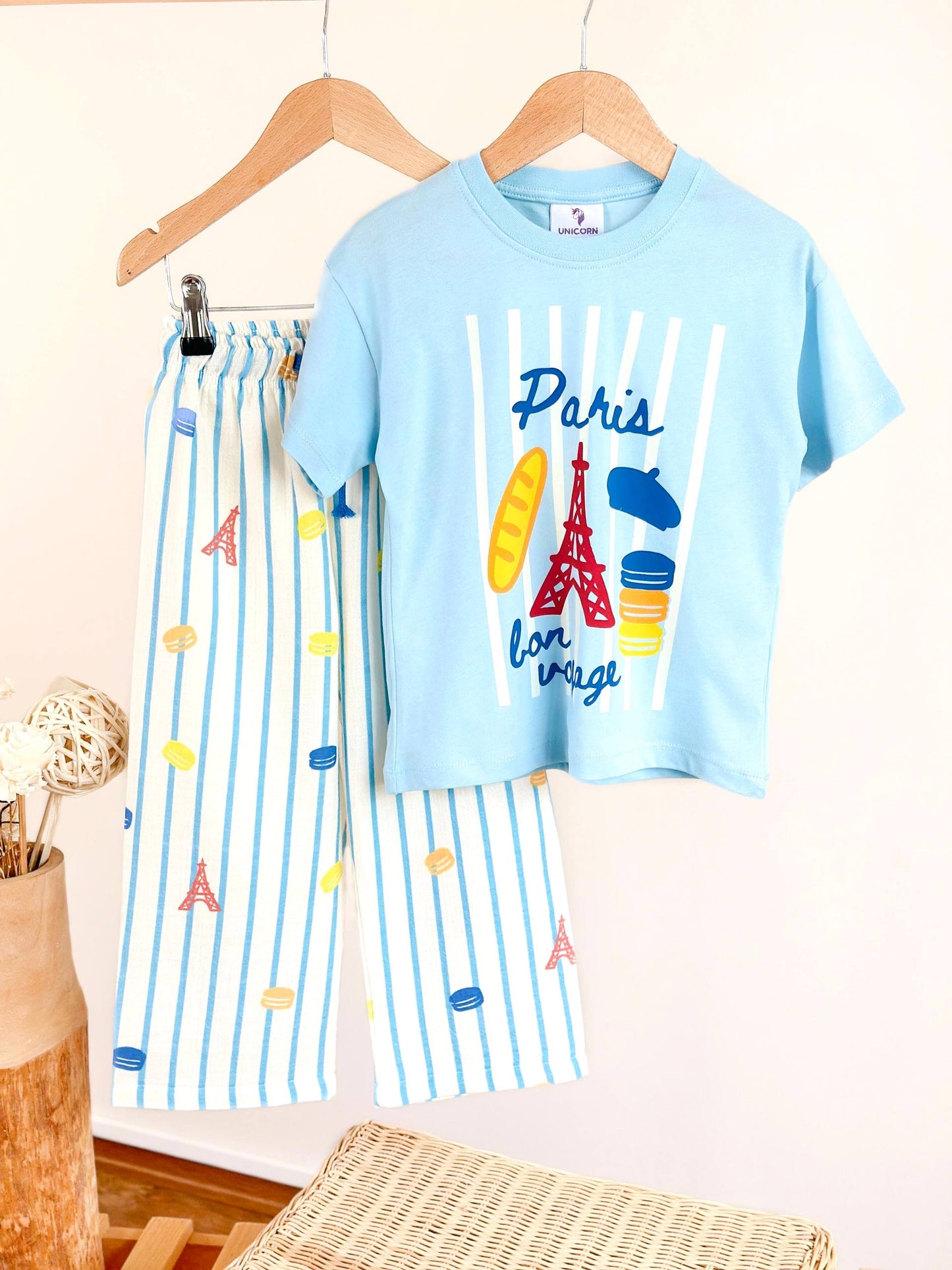 Paris Adventure Wide-Leg Set