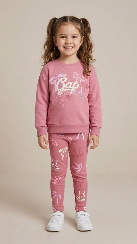 Dark Pink Ribbons Gap Set