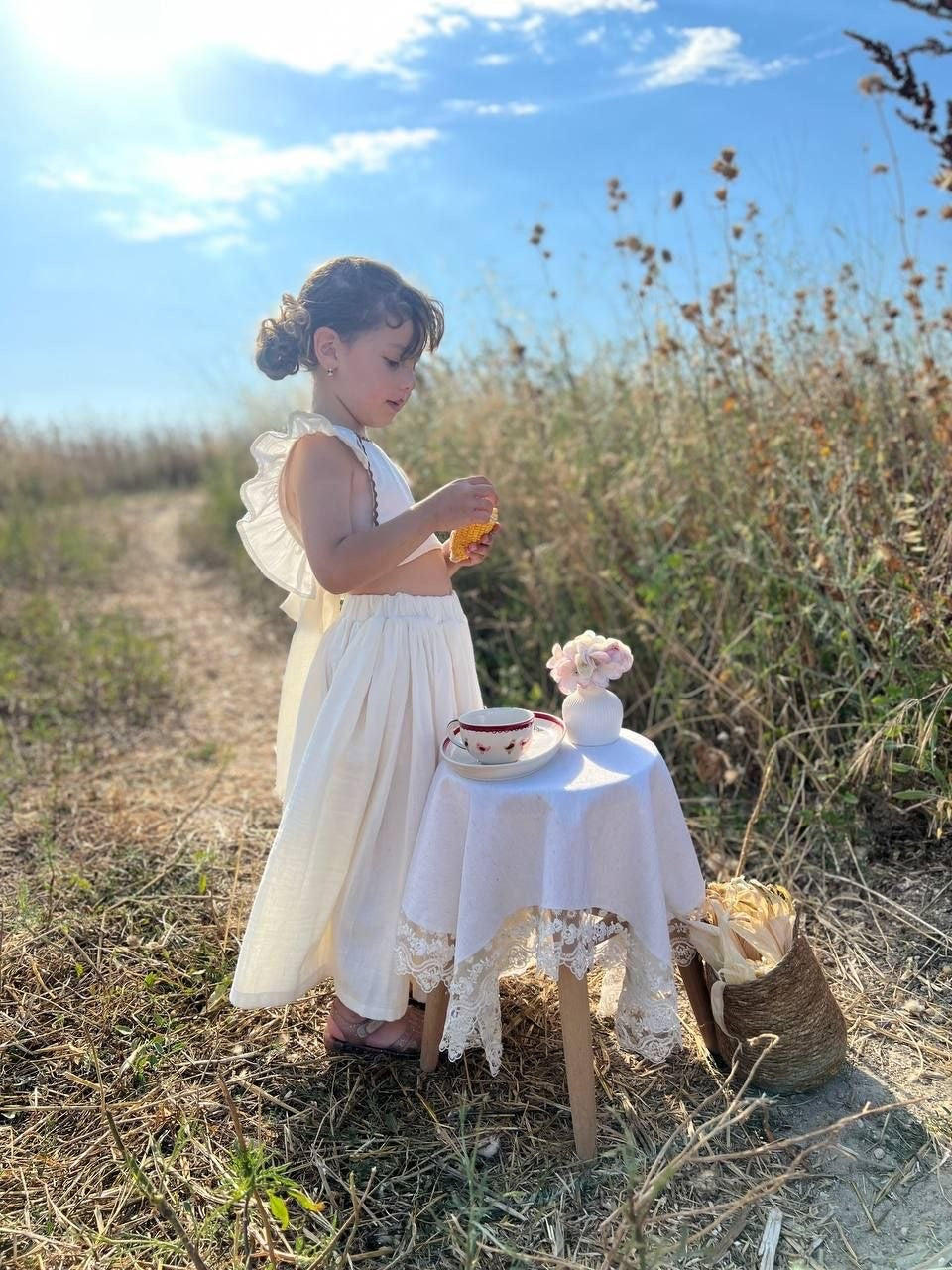 Bella Linen Two-Piece Set
