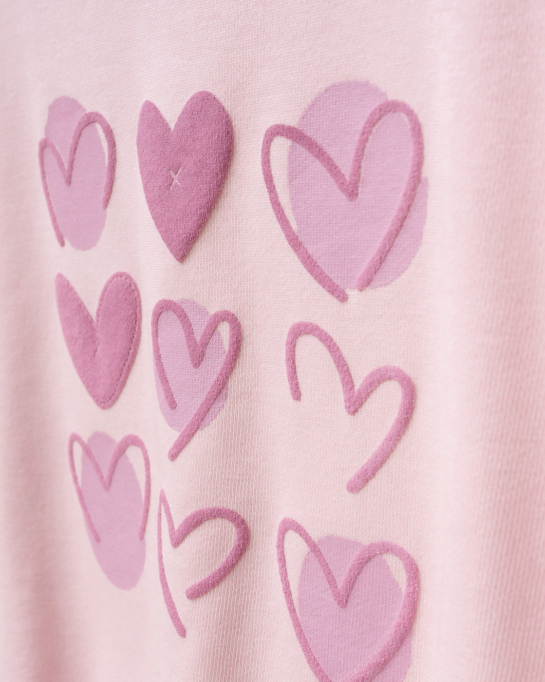 Pink Hearts Checkered Baby Set