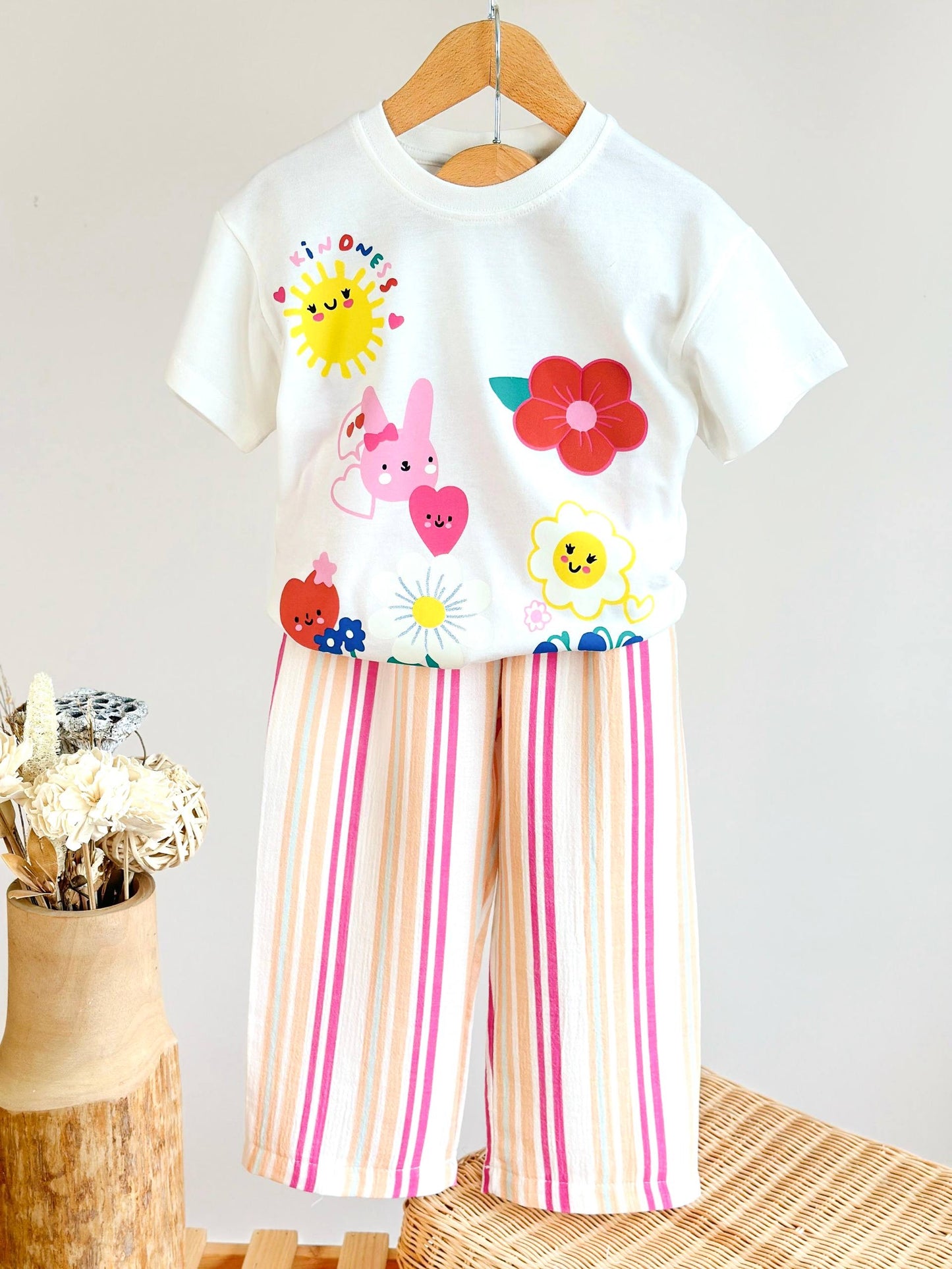 Happy Garden Wide-Leg Set