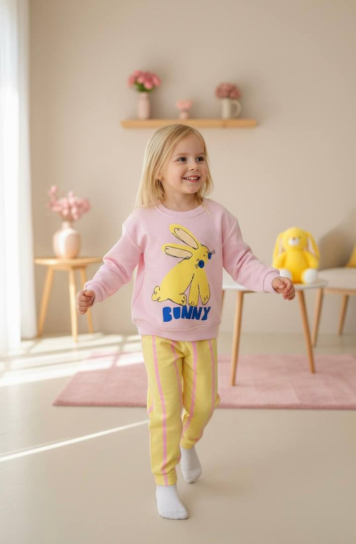 Pink and Yellow Bunny Set