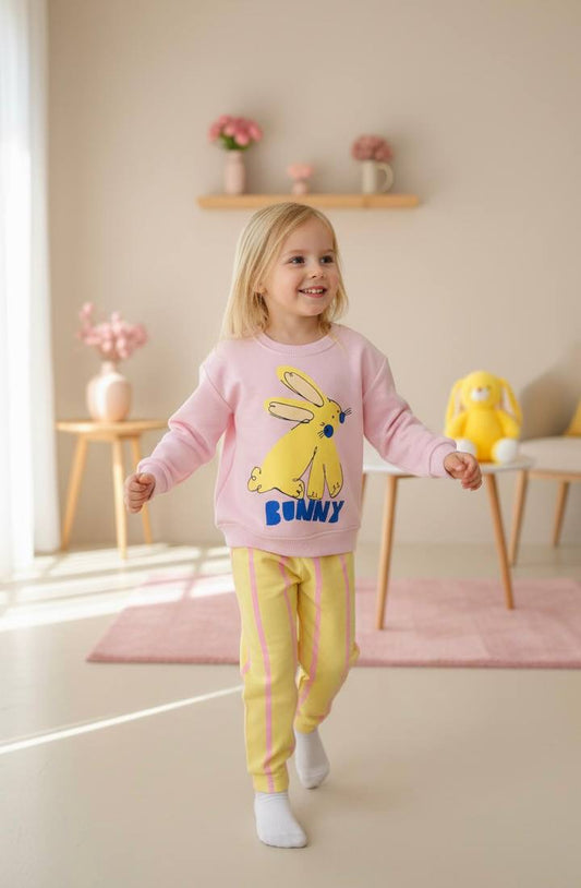 Pink and Yellow Bunny Set