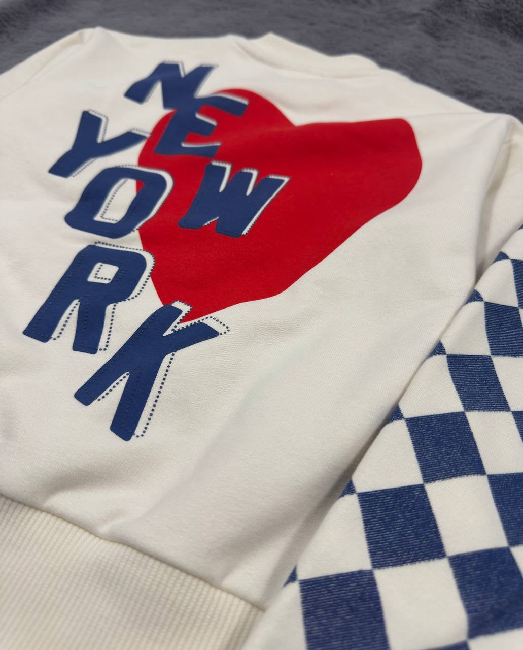 New York Wide Leg Checkered Set