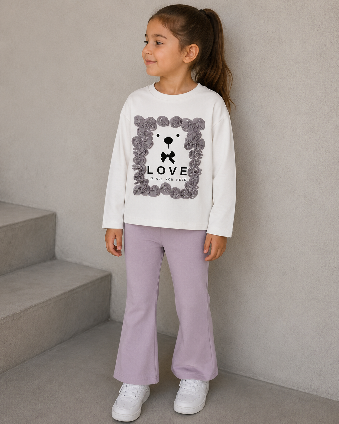 Purple Teddy Set