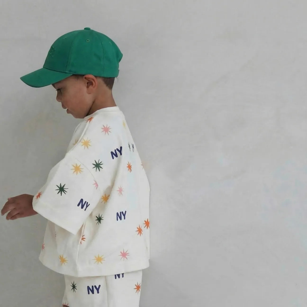 NY Star Print Summer Set + hat