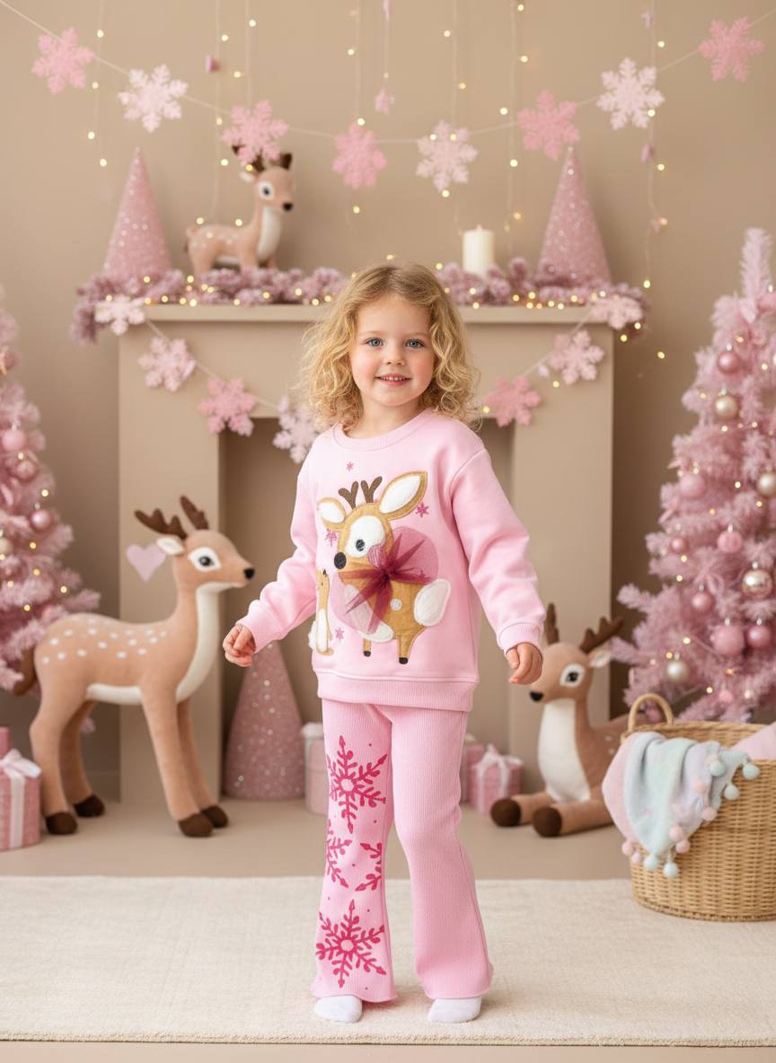 Reindeer Cotton Set
