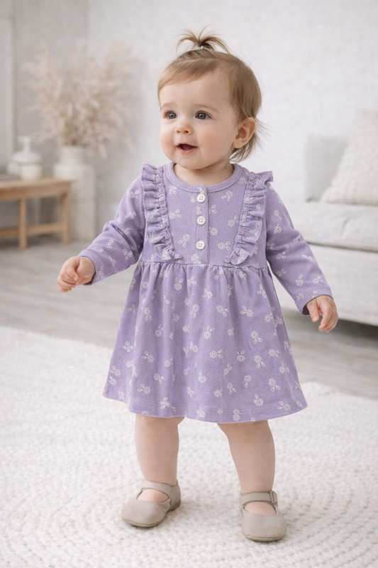 Cotton Ribbed Dress