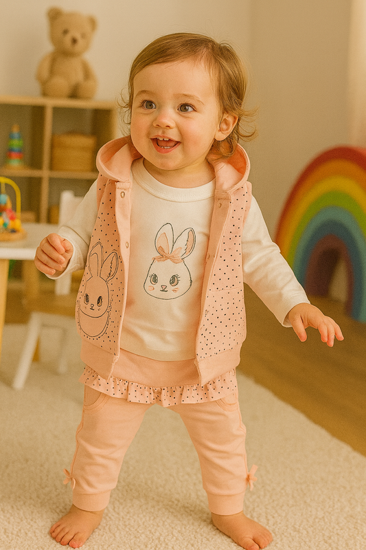 Bunny Gilet Set