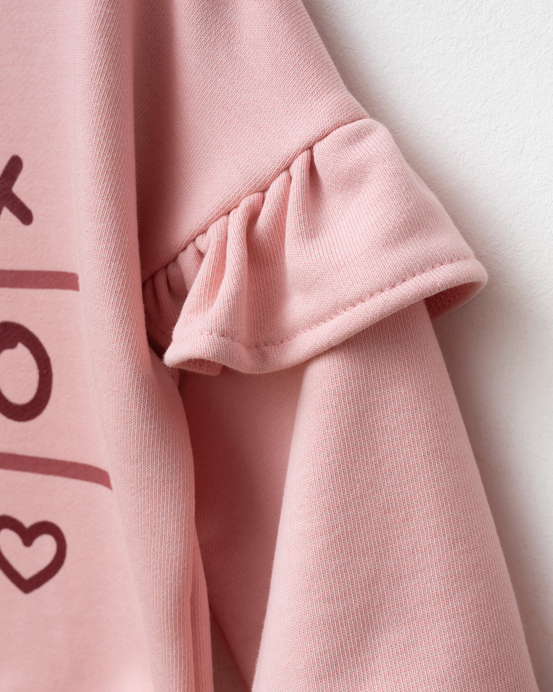 Xo Burgundy and Pink Baby Set