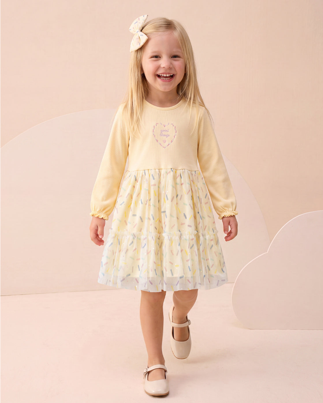 Yellow Good Things Dress + Hair Accessory