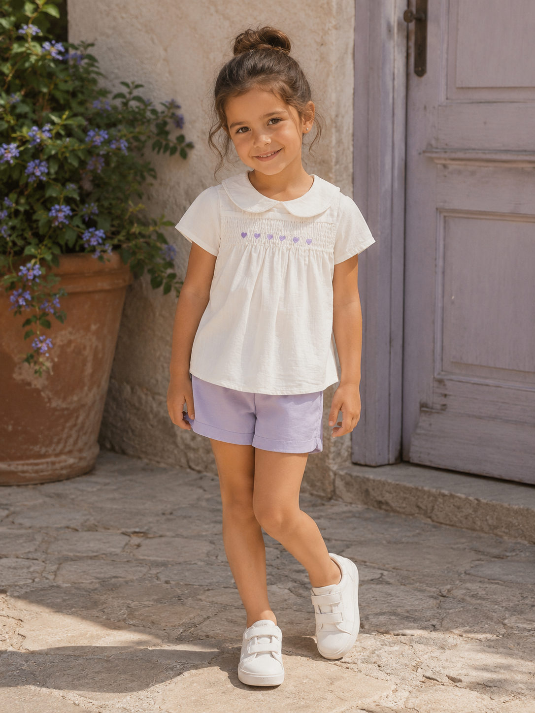 Hearts Collar Muslin Set