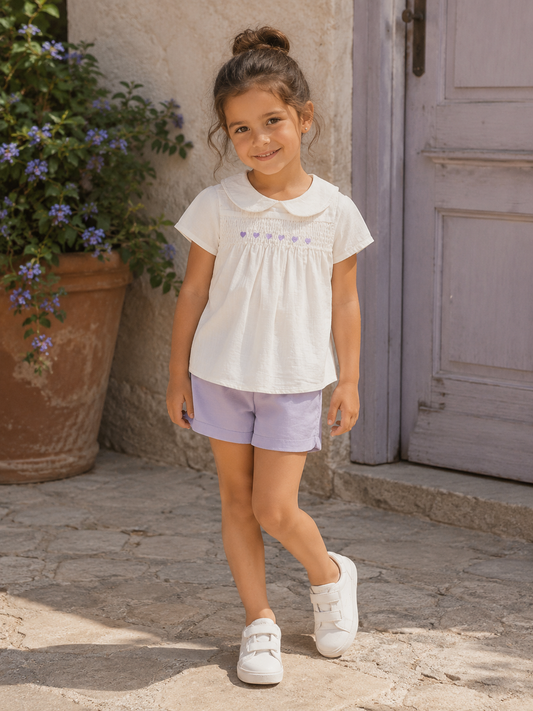 Hearts Collar Muslin Set