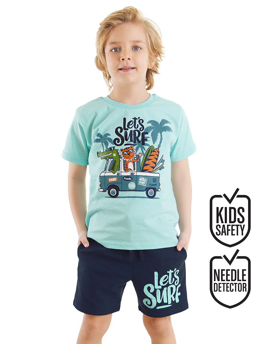 Lets Surf Boy T-shirt & Shorts Set