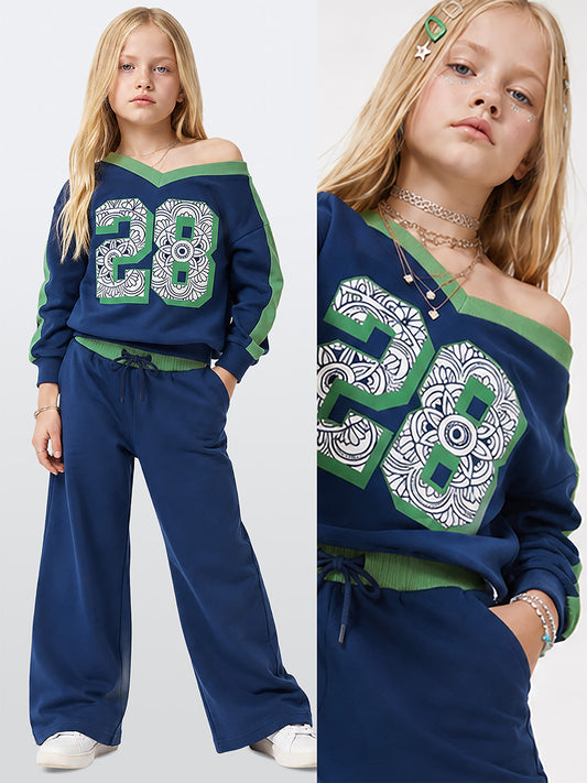 28 Navy & Green Set