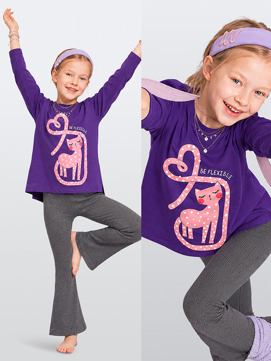 Cat Be Flexible Flare Legging Set