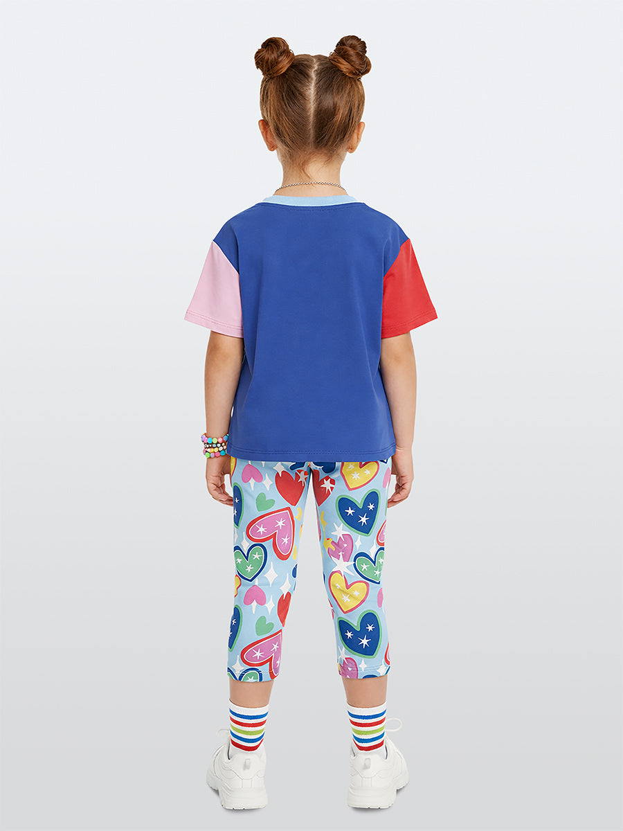 Unicorn Cat Girls 2-piece Set T-shirt-Leggings