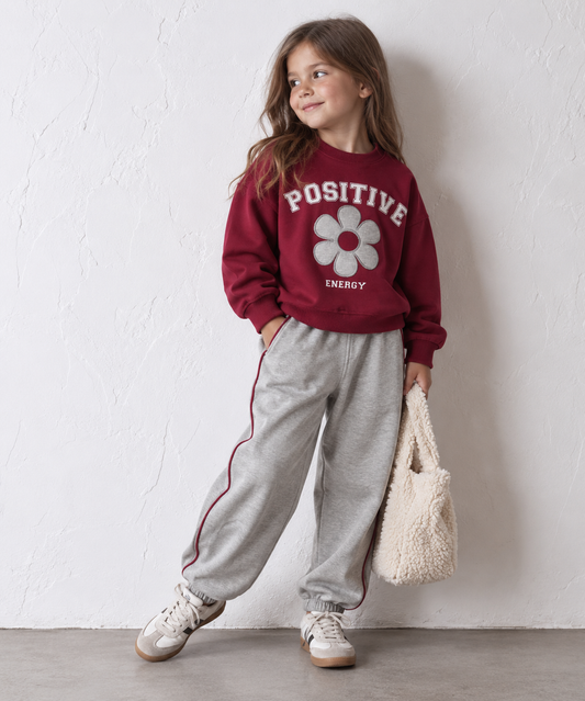 Positive Energy Burgundy Set