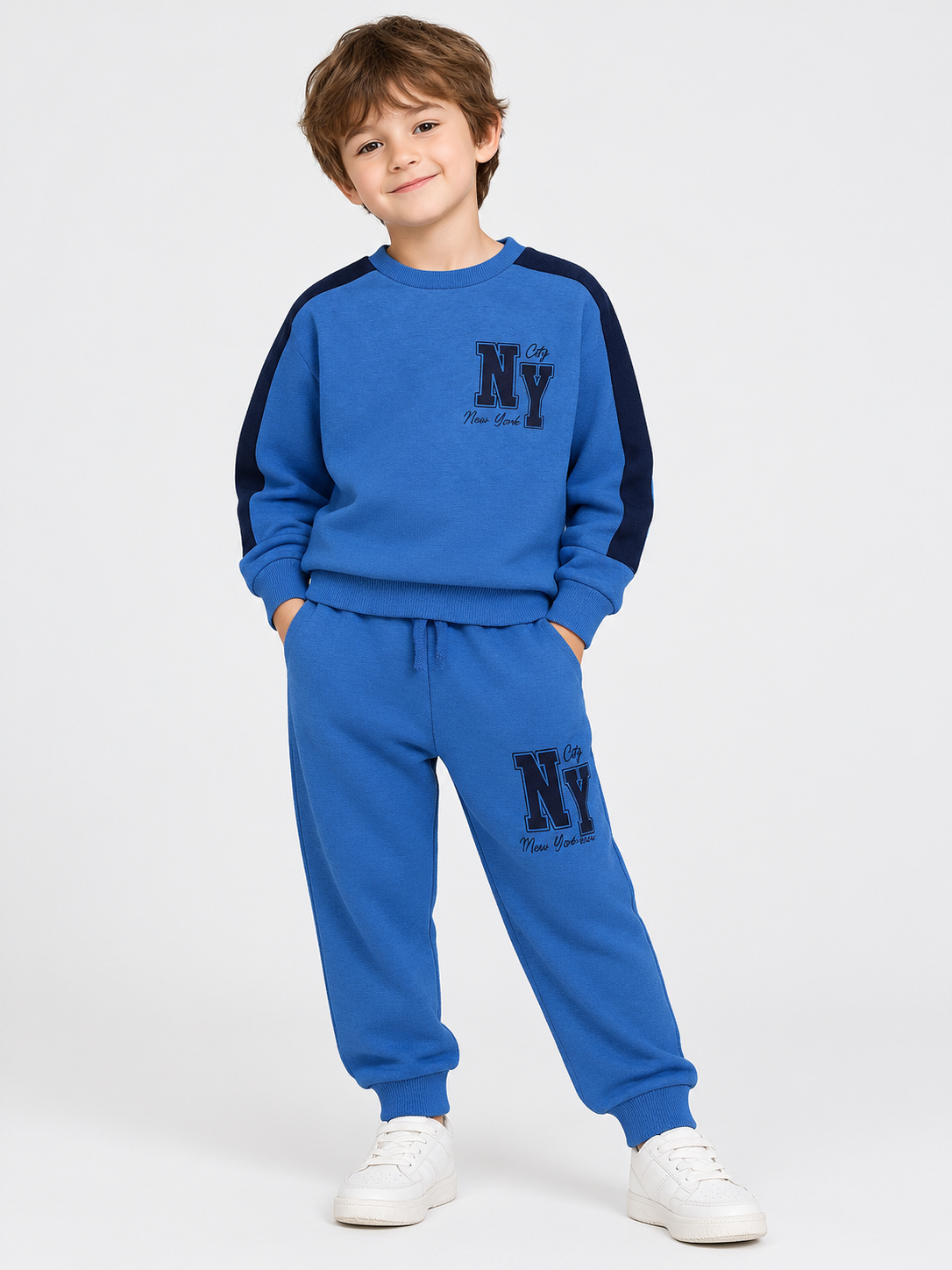 NY City Blue Joggers Set