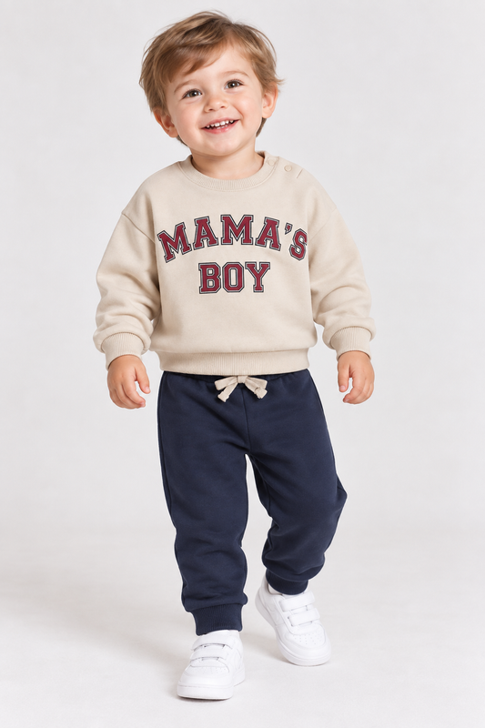 Mama's Boy Beige Set