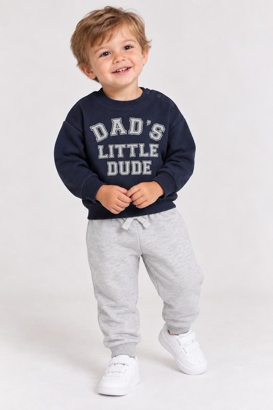 Dad's Little Dude Navy Set