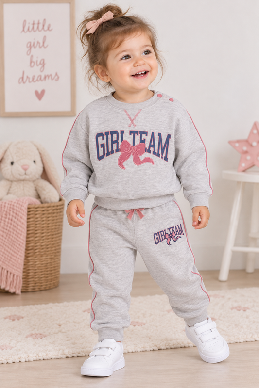 Girl Team Ribbed Set