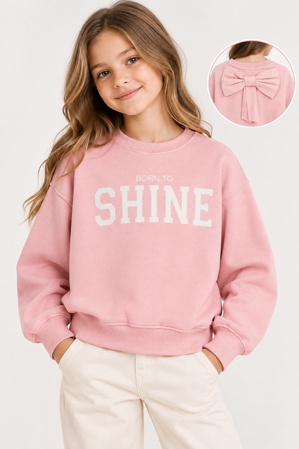 Born to Shine Fleece Sweatshirt