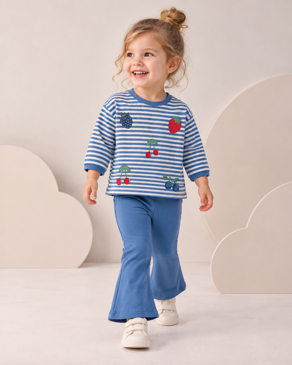 Striped Fruits Set