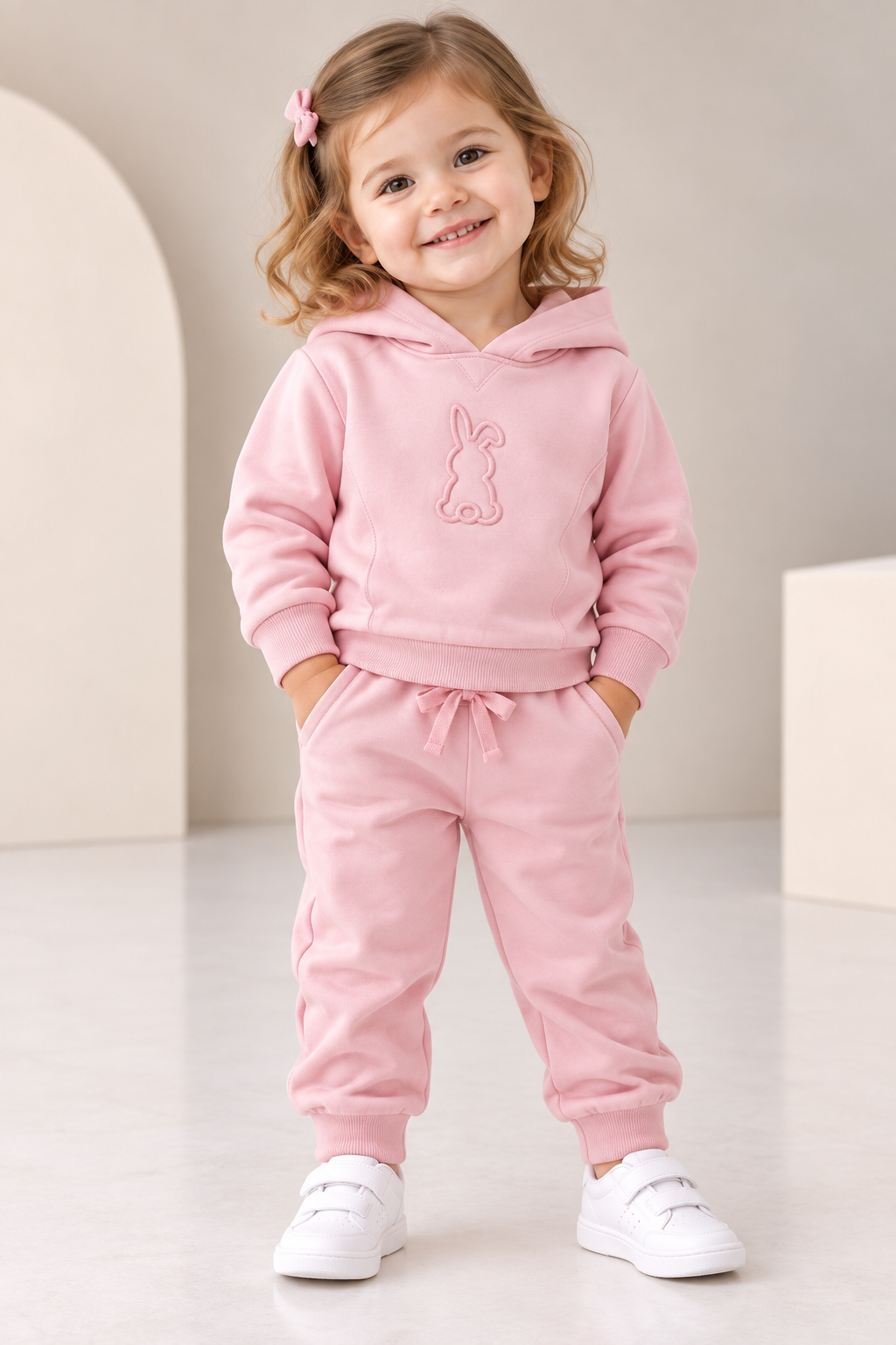 Pink Bunny Jogger Set