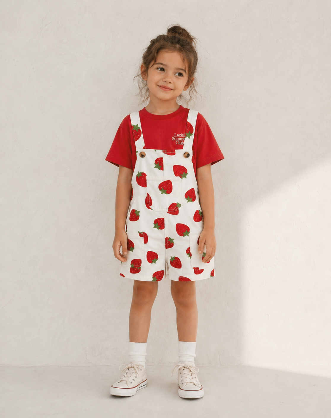 Strawberry Salopette Set