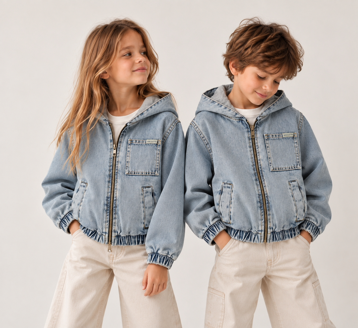 Hooded Denim Jacket