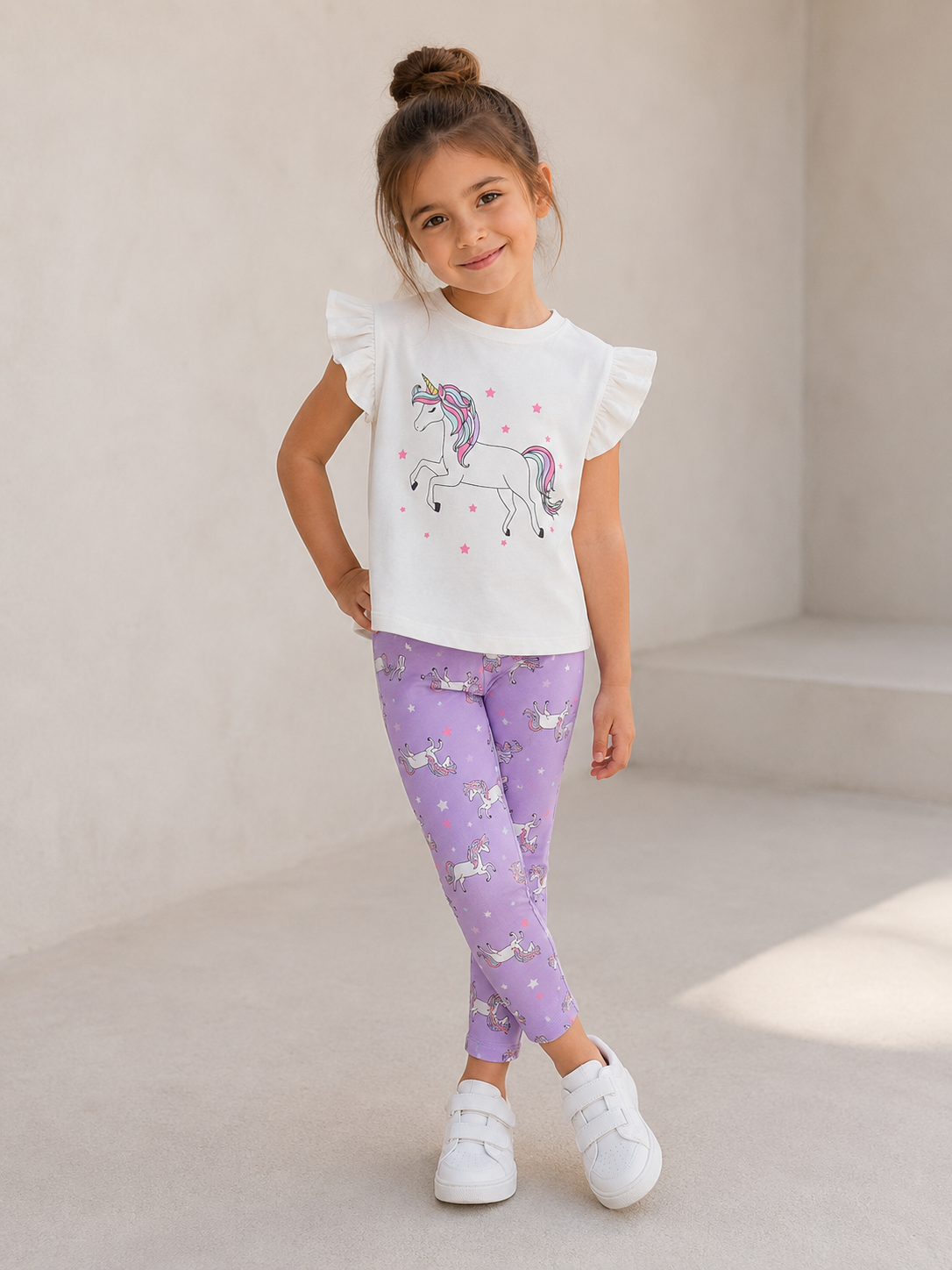 Purple & White Unicorn Set