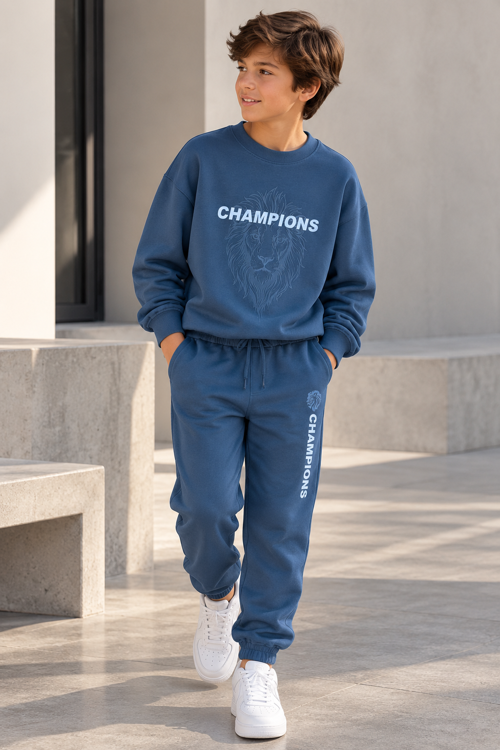 Champions Lion Basic Blue Set