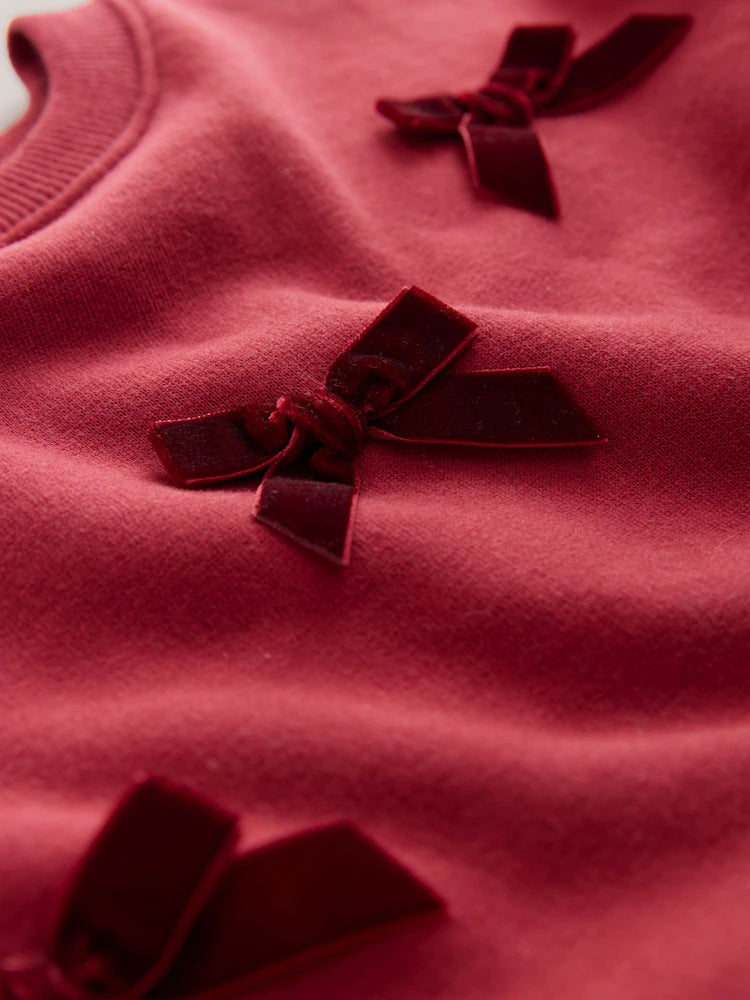 🎀 Velvet Bow Tulle Christmas Dress | Original Next