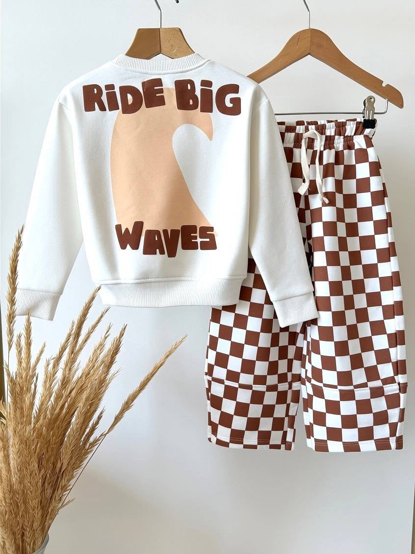 Ride Big Waves Set Brown