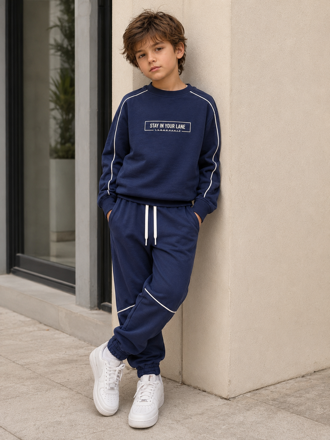 Laciel basic navy tracksuit