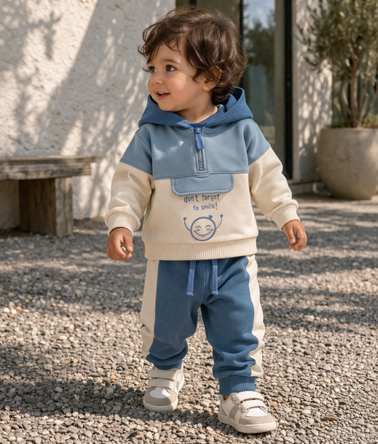 Don't Forget To Smile Hoodie Fall Set