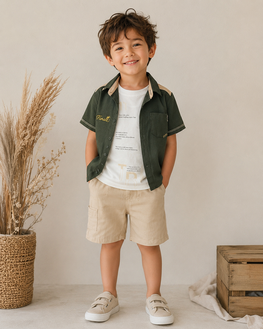 Olive Green 3 pcs Set